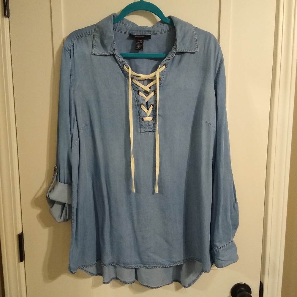 Denim top